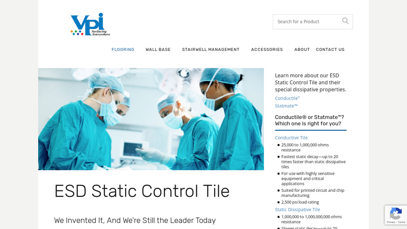 ESD Static Control Tile