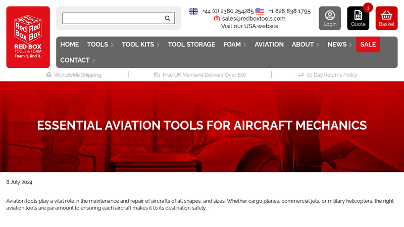 Essential Aviation Tools for Aircraft Mechanics