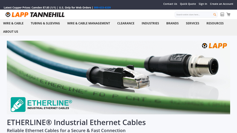 ETHERLINE® Industrial Ethernet Cables