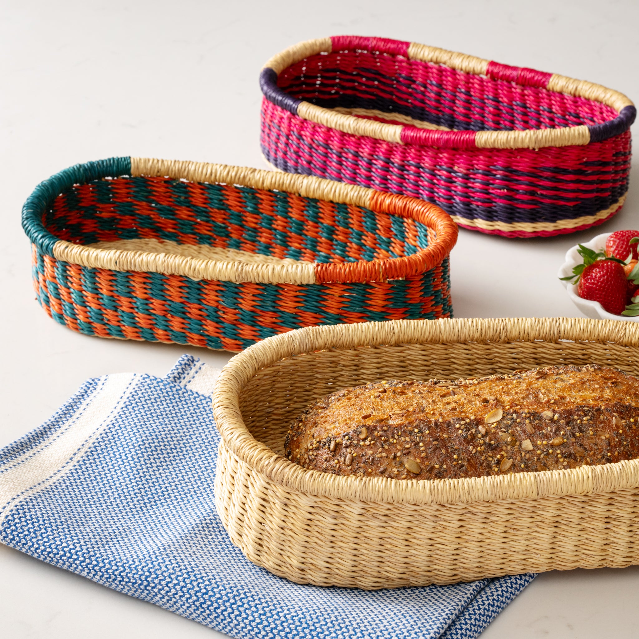 Ethical Hand Woven Baskets & Bowls