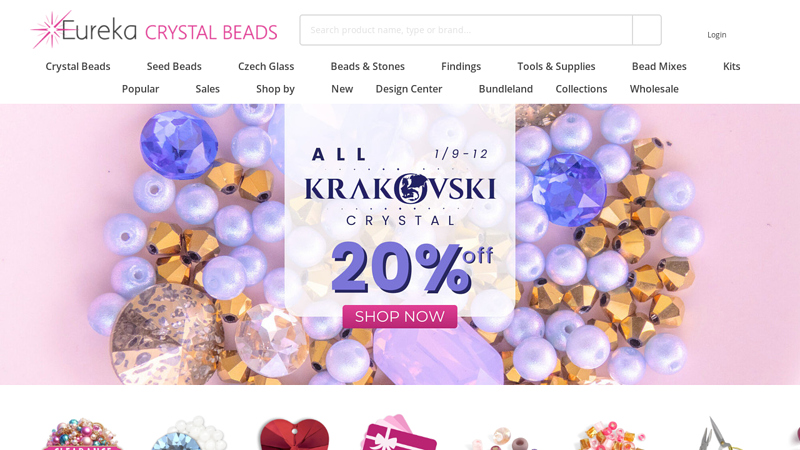 Eureka Crystal Beads