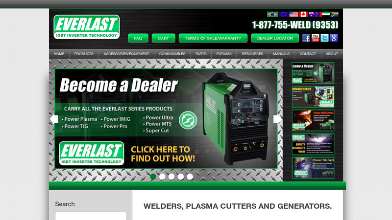 Everlast Inverter Welders Equipment