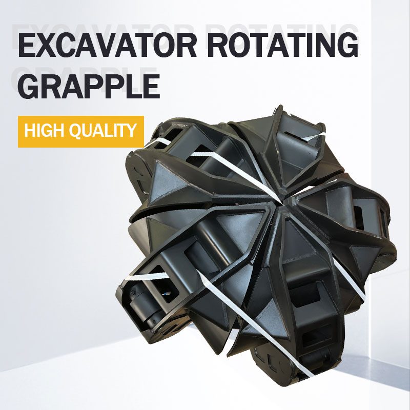 Excavator Rotating Grapple From BSGHGranulator