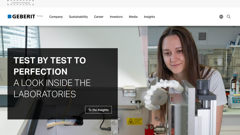 Excellence in sanitary products. Worldwide.