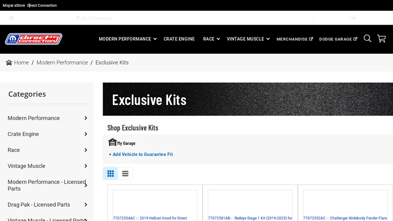 Exclusive Kits