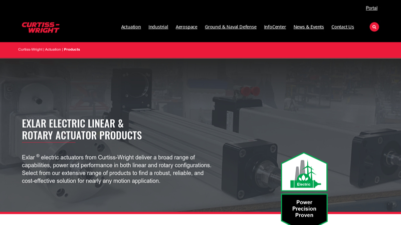 Exlar Electric Linear & Rotary Actuator Products