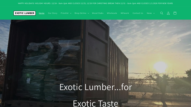 Exotic Lumber