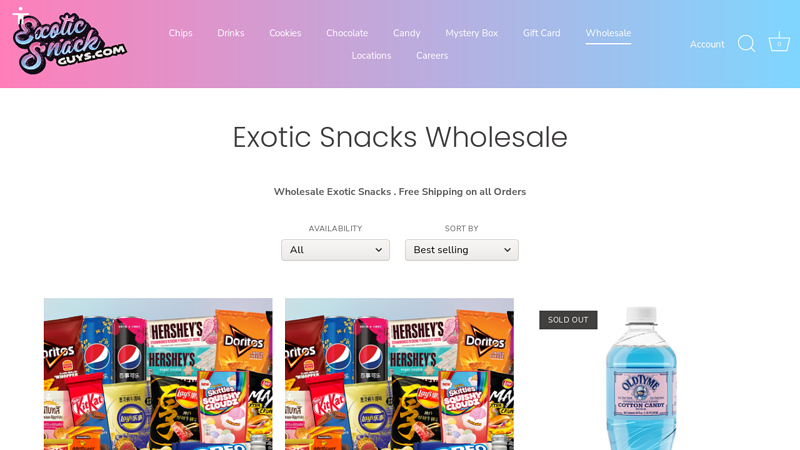 Exotic Snacks Wholesale