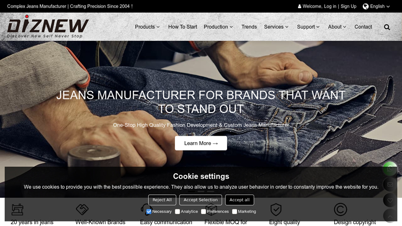 Expert Jeans Manufacturers for Brands or Startups