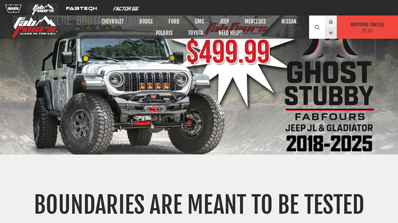 Fab Fours: Premium Truck and SUV Parts