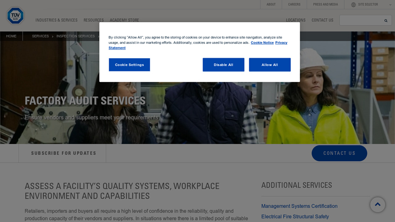 Factory Audit Inspection Services