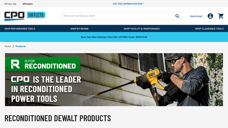 Factory Certified Refurbished DEWALT Power Tools