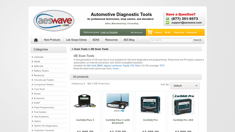 Factory (OE) Scan Tools for Automotive Diagnostics