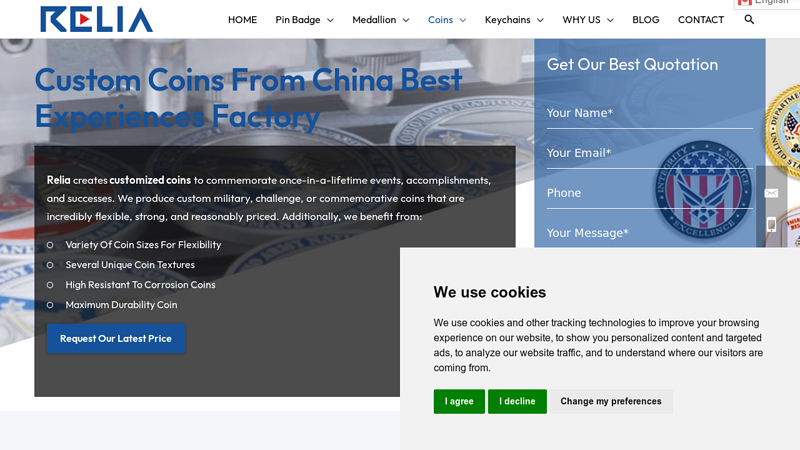 Factory Priced & Quality Guaranteed Custom Coin