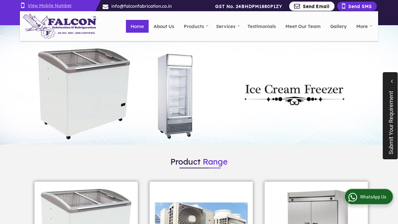 Falcon Fabrication & Refrigeration Ahmedabad