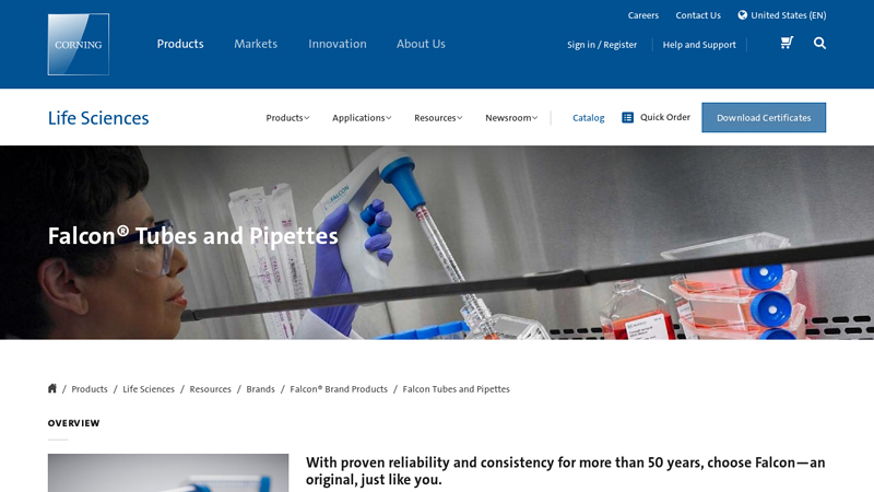 Falcon® Tubes and Pipettes