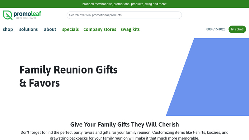 Family Reunion Gifts & Favors