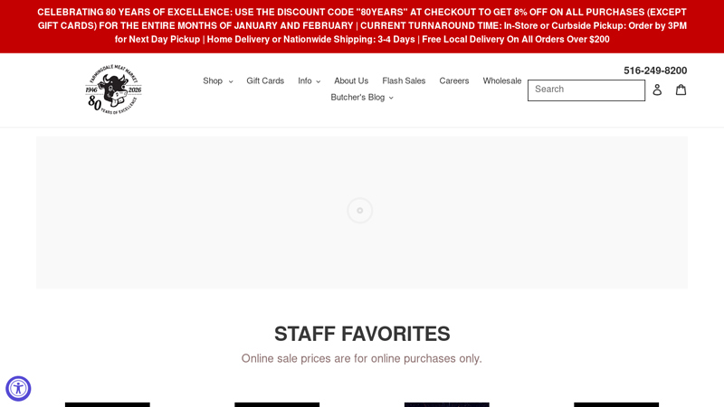 Farmingdale Meat Market's Online Store