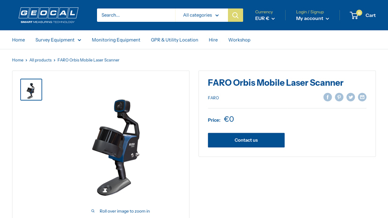FARO Orbis Mobile Laser Scanner
