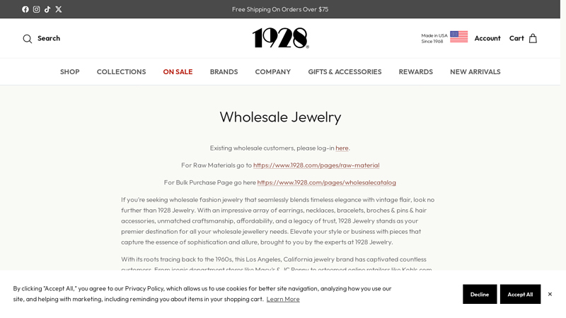 Fashion Jewelry Wholesale