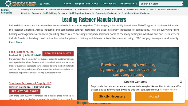 Fastener Manufacturers