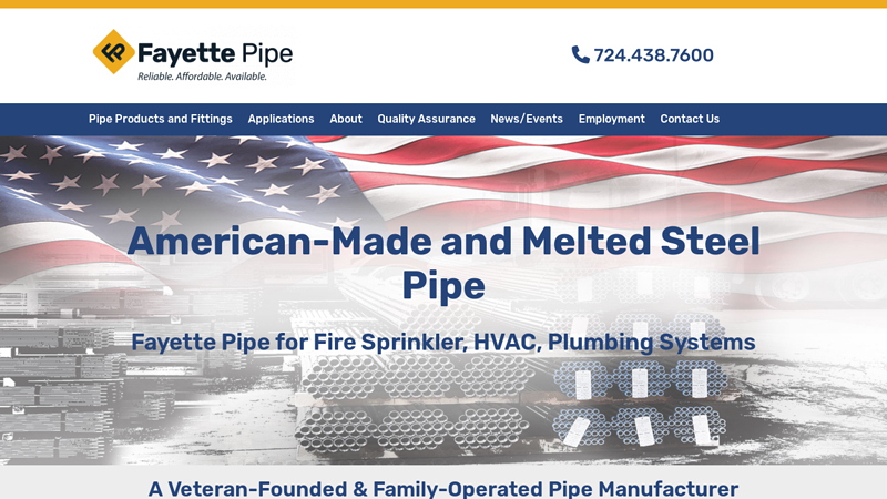 Fayette Pipe: American