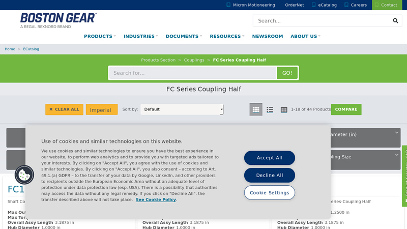 FC Series Coupling Half