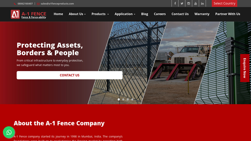 Fencing companies, manufacturers, contractors India, & Installation ...