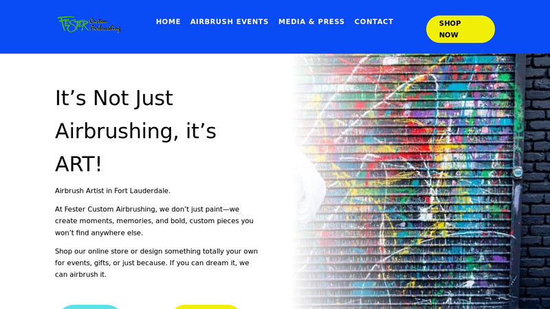 Fester Custom Airbrushing custom t-shirts