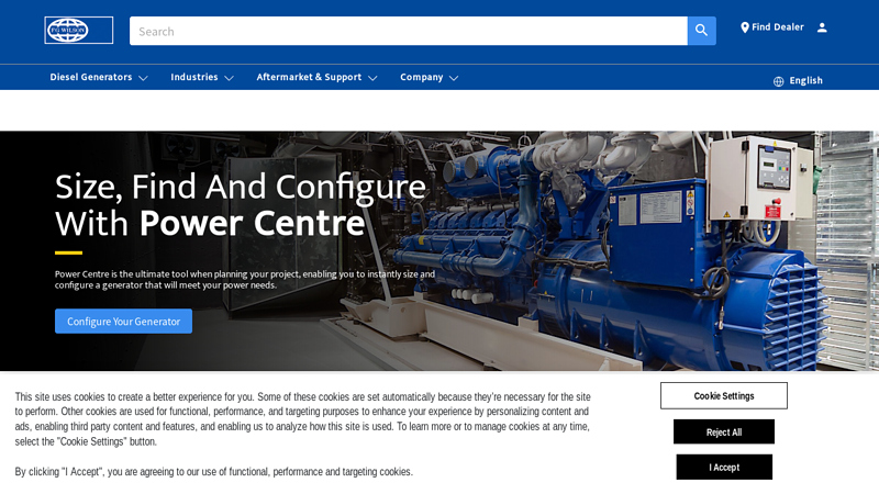FG Wilson Generator Manufacturer