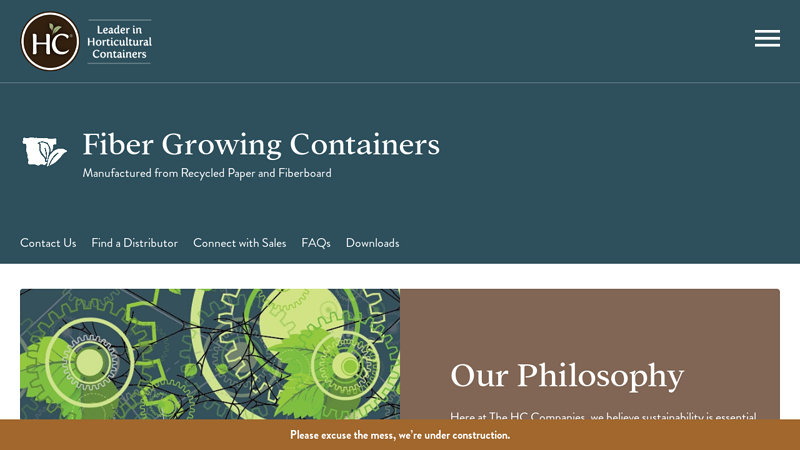 Fiber Growing Containers, Planters, Plant Pots