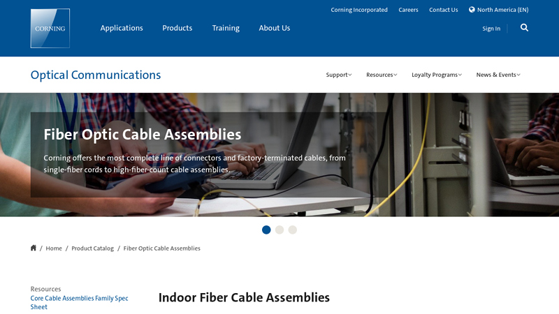 Fiber Optic Cable Assemblies