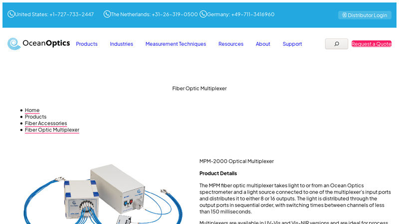 Fiber Optic Multiplexer