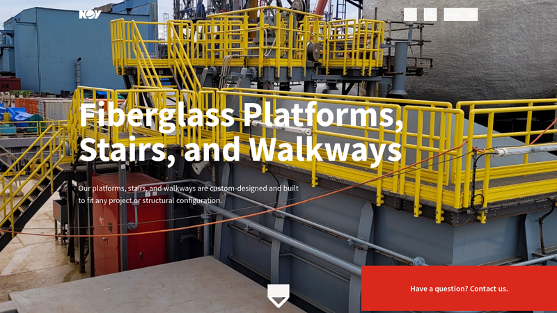 Fiberglass Platforms, Stairs, and Walkways