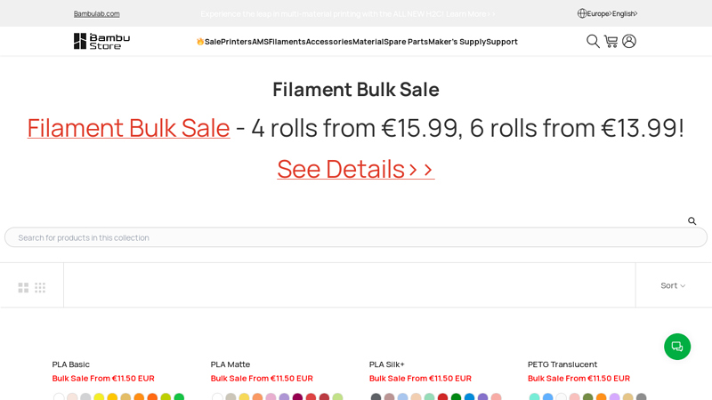 Filament Bulk Sale