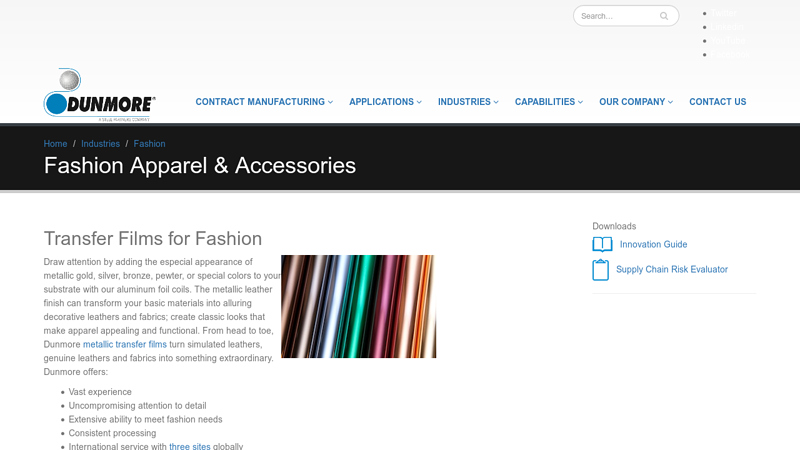 Films and Laminates for Fashion Industry