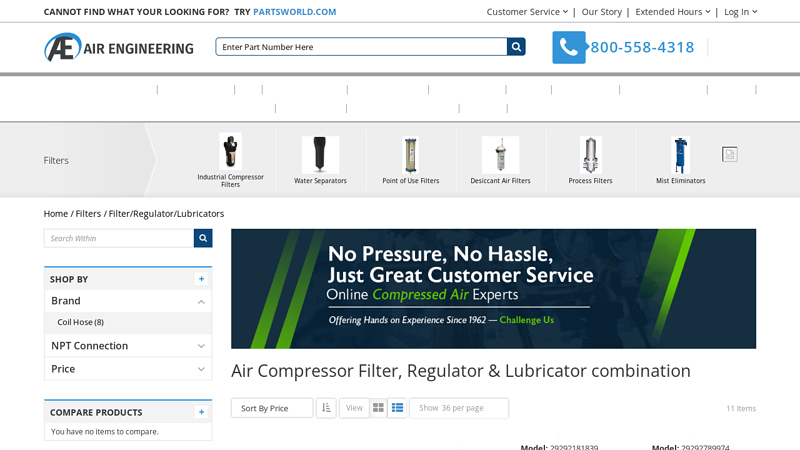 Filter/Regulator/Lubricator Combination