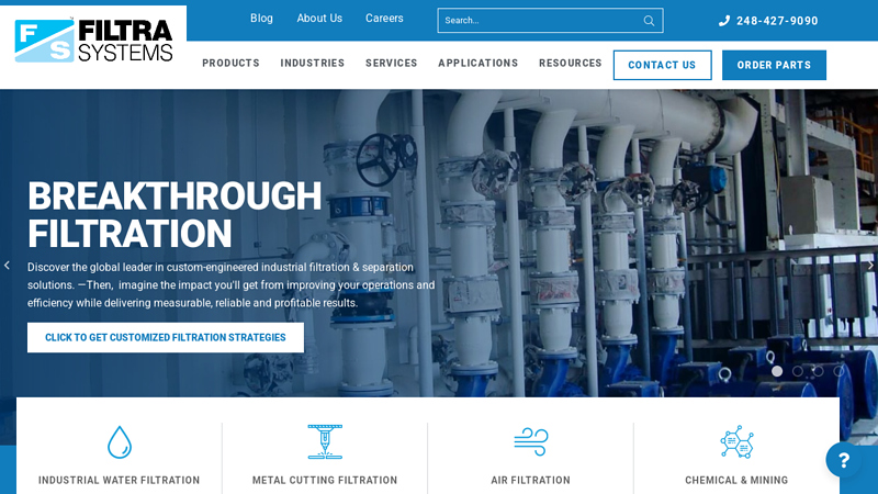 Filtra Systems: Industrial Filtration Systems Manufacturer
