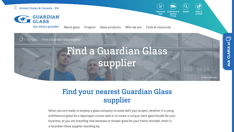 Find a Guardian Glass supplier