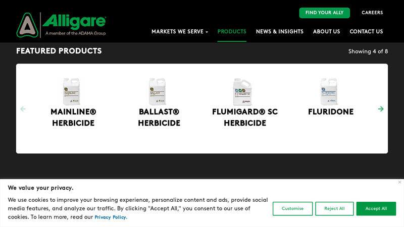 Find Alligare Products
