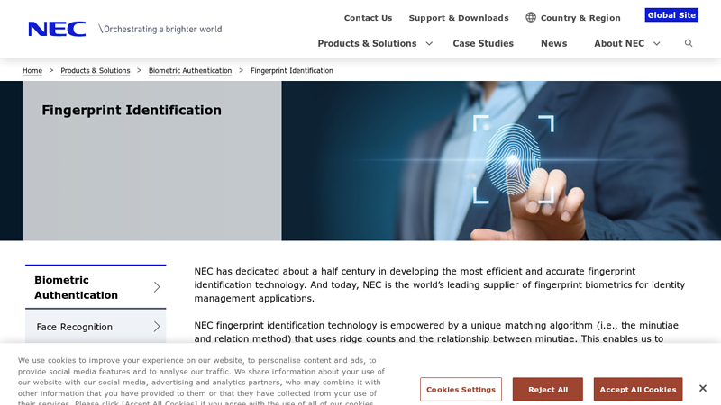Fingerprint Identification: Biometric Authentication