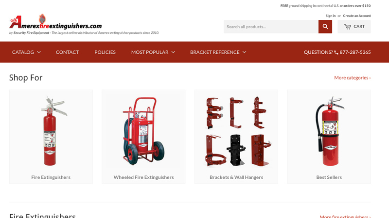 Fire Extinguishers, Amerex, Security Fire Equipment ...