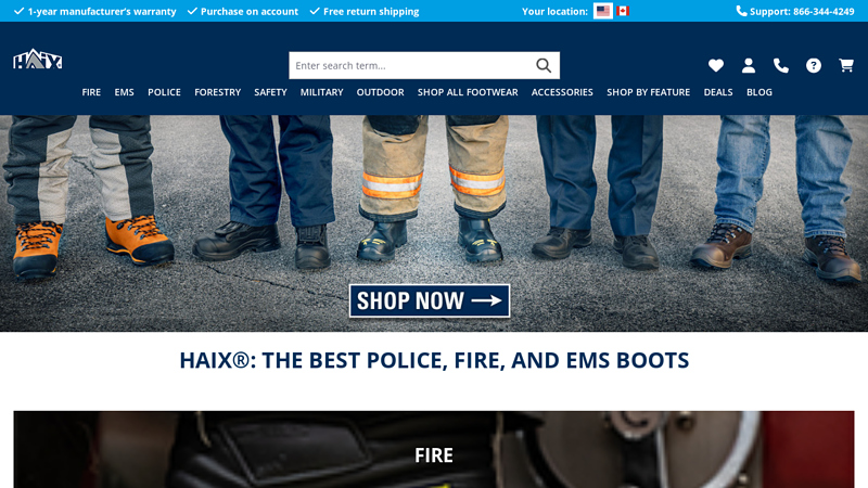 Fire Fighter Boots