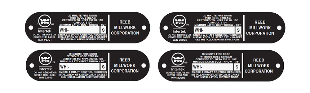 Fire Rated Door Labels industry insight