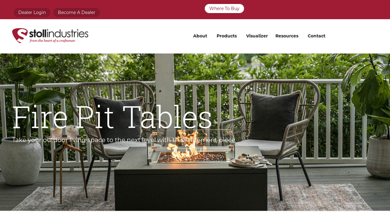 Fire Tables - Stoll Industries