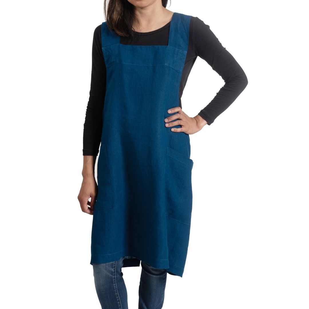 Firenze Linen Smock Apron