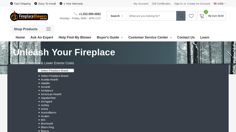 FireplaceBlowersOnline.com