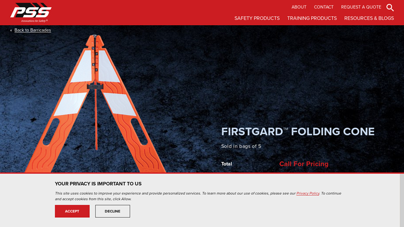 FirstGard™ Folding Cone