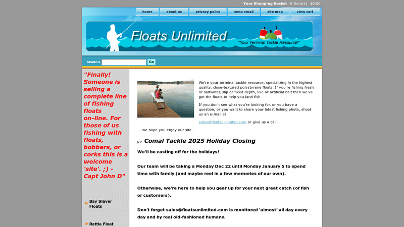 Fishing Floats, Fishing Bobbers, Fishing Corks from Floats Unlimited