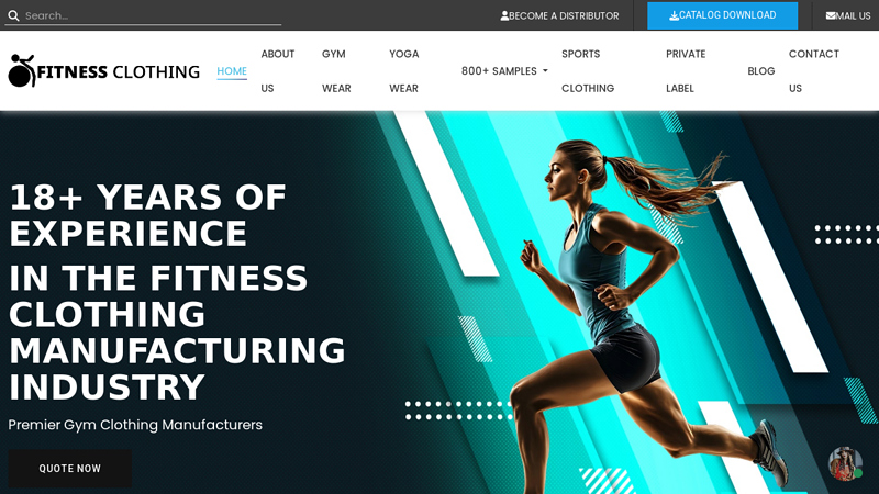 Fitness Clothing Manufacturer